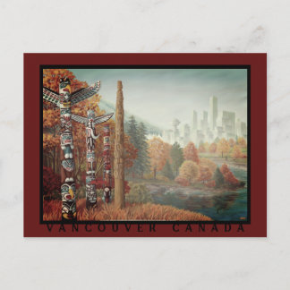 Tarjetas Vancouver Art Postcard Vancouver Totem Po