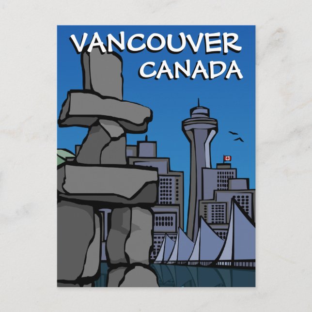 Tarjetas Vancouver Postcards Vancouver Landmark (Anverso)