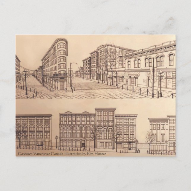 Tarjetas Vancouver Tarjetas postales gastadas de r (Anverso)