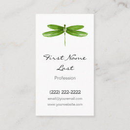 Tarjetas verdes de la mosca del dragón de la