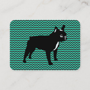 Tarjetas verdes del Bulldog francés