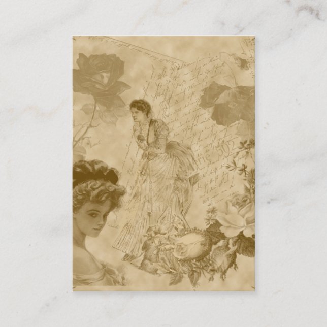 tarjetas verticales temáticas del perfil del (Anverso)