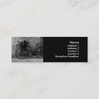 Tarjetas viejas del perfil de la bici