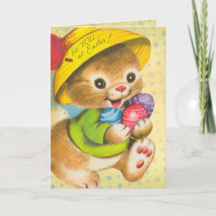 Tarjetas Vinage Easter para niños