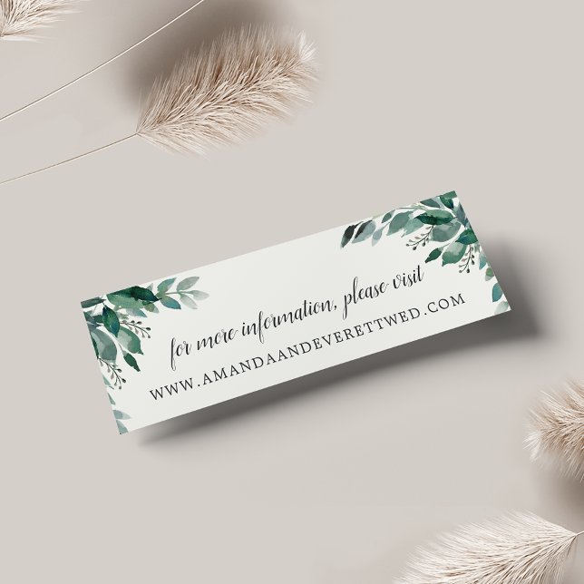 Tarjetas web de Abundant Foliage Boda | Mini (Subido por el creador)