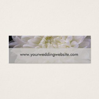 Tarjetas web de boda blanco