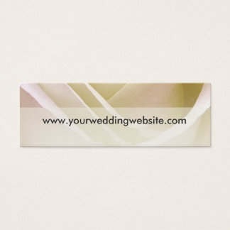 Tarjetas web del Boda de la rosa blanca