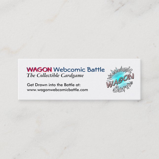 Tarjetas webcomic del palillo de la batalla del (Anverso)