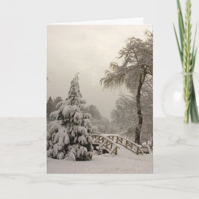 Tarjetas Winter Wonderland Tarjetas Seasons Greeti (Anverso)