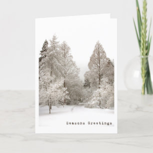 Tarjetas Winter Wonderland Tarjetas Seasons Greeti