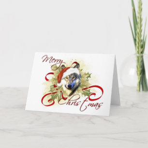 Tarjetas Wolf Navidades