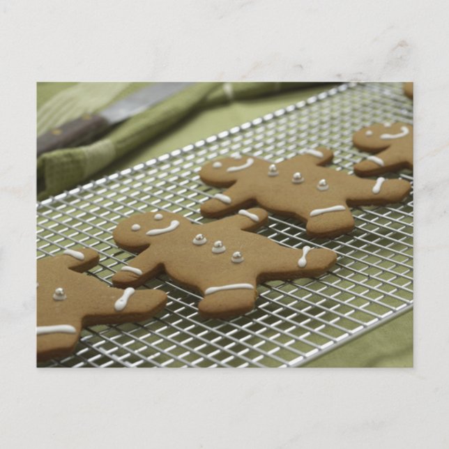 Tarjetas y Pegatinas de Navidades Gingerbread Cook (Anverso)