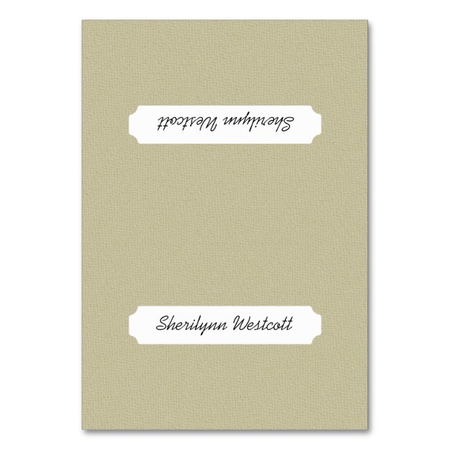 Tarjetas y plantilla de nombres de lugares con inc (Anverso)