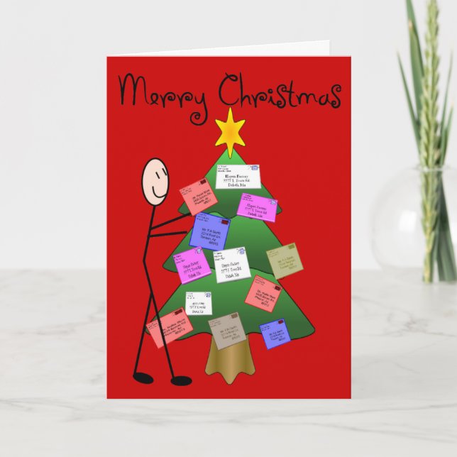 Tarjetas y postales de "Feliz Navidad" para trabaj (Anverso)