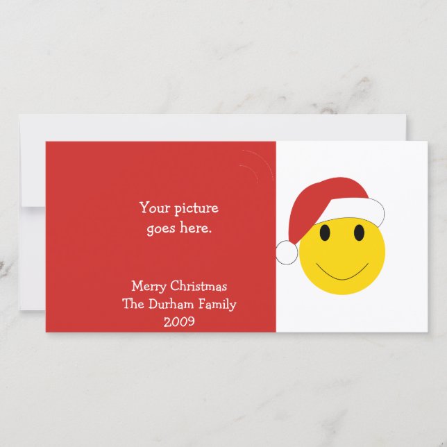 Tarjetas y regalos de Santa Holiday. (Anverso)