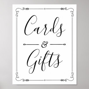 Tarjetas y regalos decoración de boda moderna vint