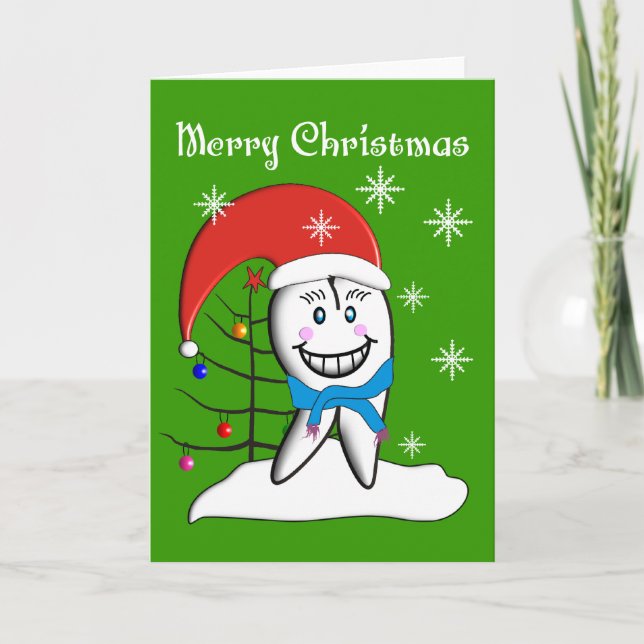 Tarjetas y regalos para Navidades dentistas (Anverso)