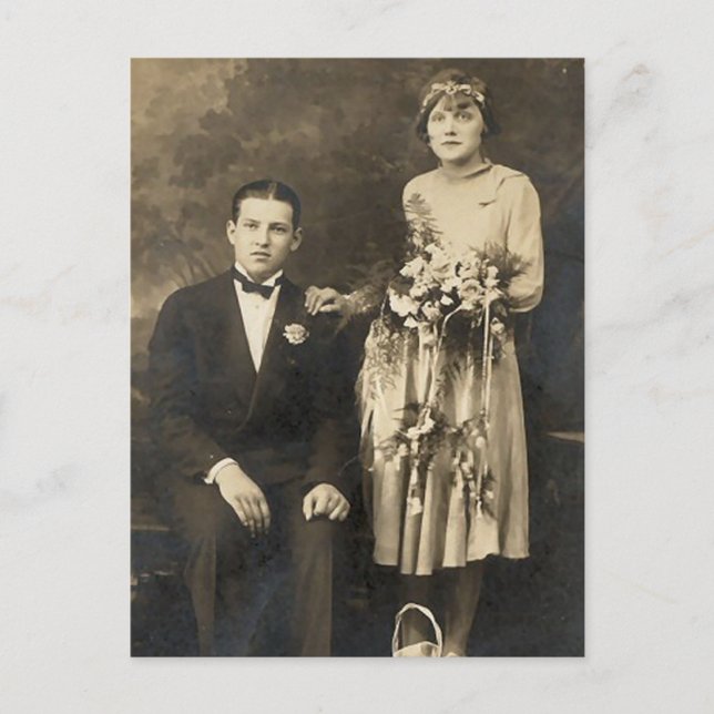 Tarjetas y regalos románticos de novias y novios (Anverso)