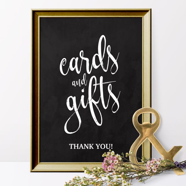 Tarjetas y regalos Rótulo de pizarra asequible (Subido por el creador)