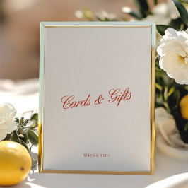 Tarjetas y regalos Rótulo elegante de Boda de marf