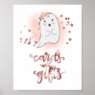 Tarjetas y Regalos Señal de Baby Shower de Niña de
