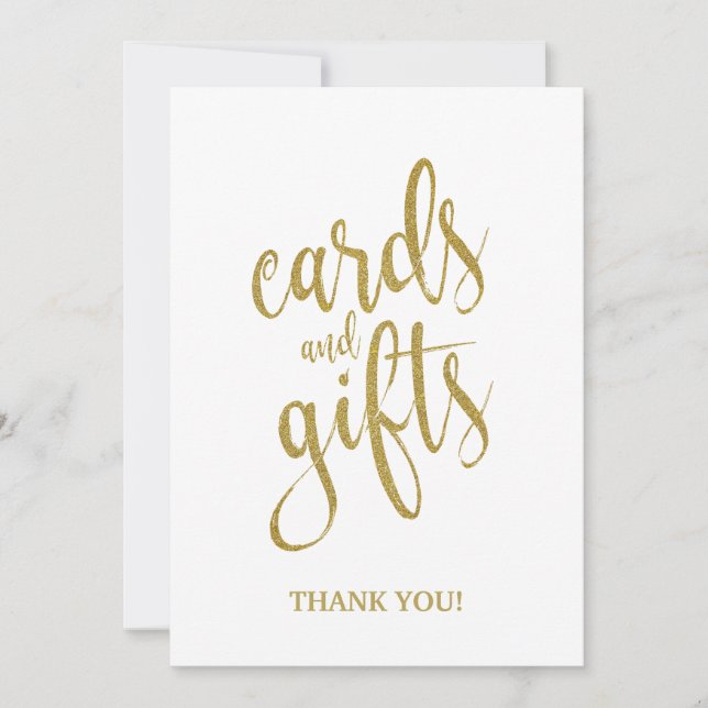 Tarjetas y Regalos Señal de Boda Asequible (Anverso)