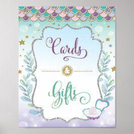 Tarjetas y regalos Señal de cumpleaños de sirena B