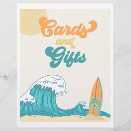 Tarjetas y regalos Surf Fiesta Rótulo | |Rótulo Su