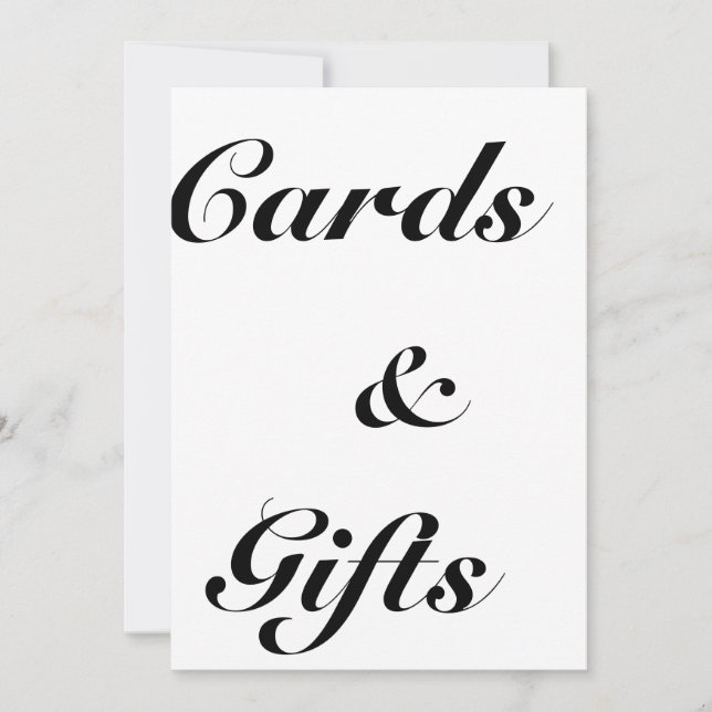 Tarjetas y tarjetas de regalo (Anverso)
