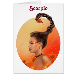 Tarjetas Zodiac - Fantasy Scorpio