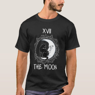 Tarot Card Crescent Moon And Cat Graphic Jersey