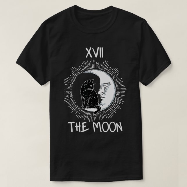 Tarot Card Crescent Moon Y Cat Graphic jersey (Diseño del anverso)