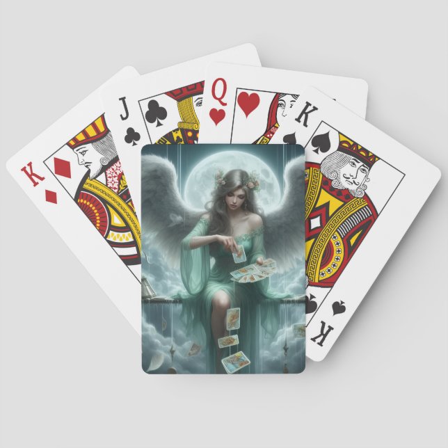 Tarot Goddess jugando cartas (Reverso)