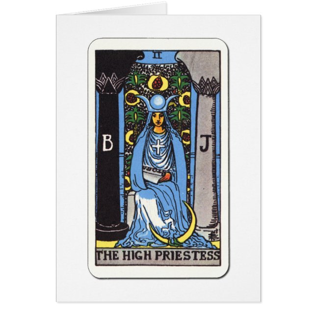Tarot Hohepriesterin The Priestess Drogada (Frente)