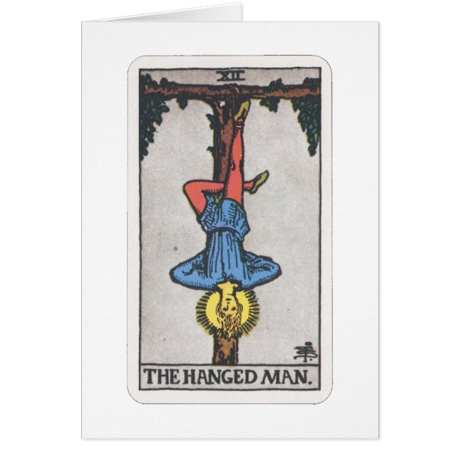 Tarot las colgadas The hanged Usted (Frente)