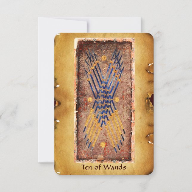 TAROTES DE RENACIMIENTO ANTIGUO / DIEZ DE MUJERES (Anverso)