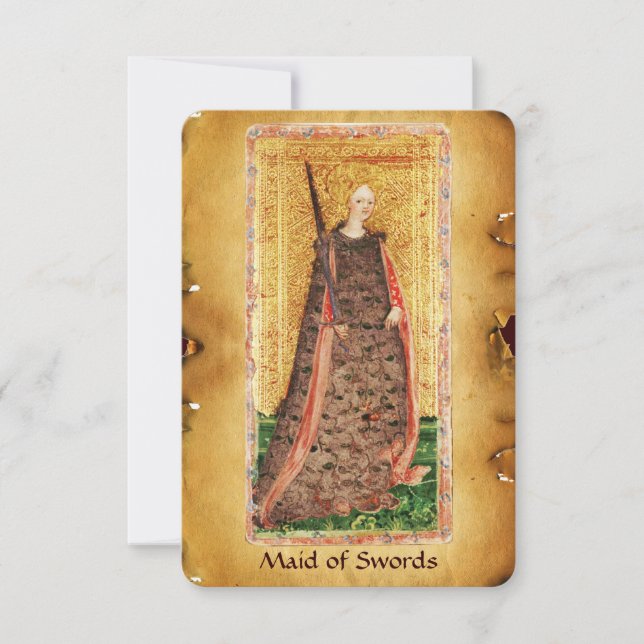 TAROTES DE RENACIMIENTO ANTIGUO / HECHO DE ESPALDA (Anverso)