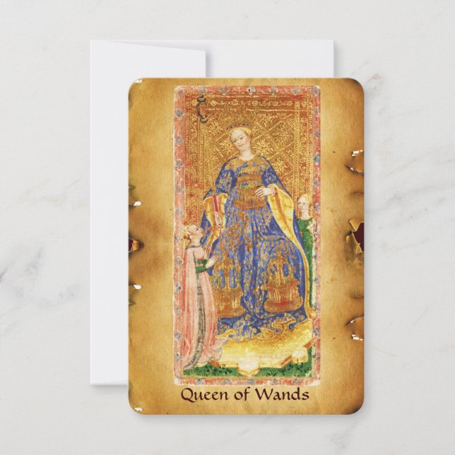 TAROTES DE RENACIMIENTO ANTIGUO / REINA DE MUERTES (Anverso)