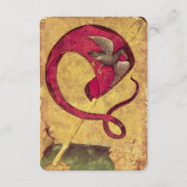 Tarots antiguos/tarjetas de la corte alemana/panca