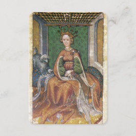 Tarots antiguos/tarjetas de la corte alemana/Reina