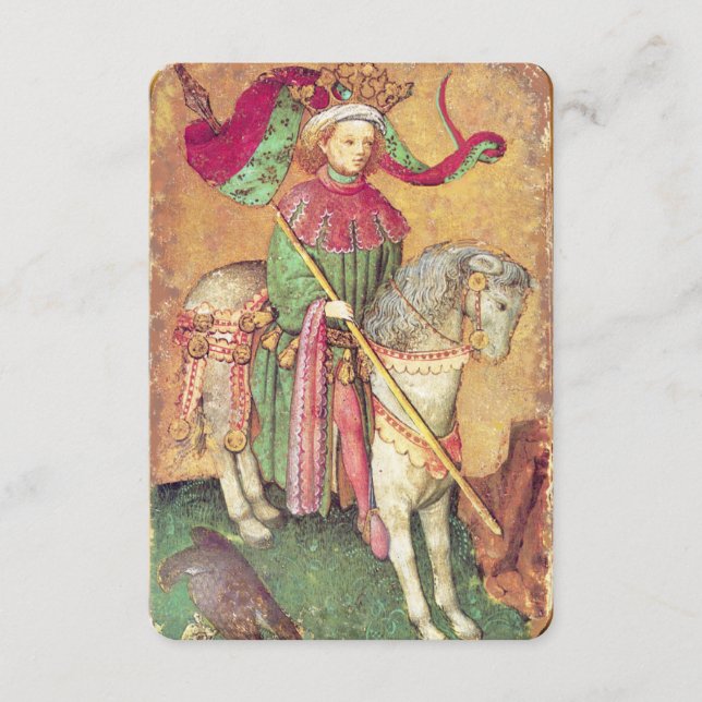 Tarots antiguos/tarjetas de tribunales alemanas/Re (Anverso)