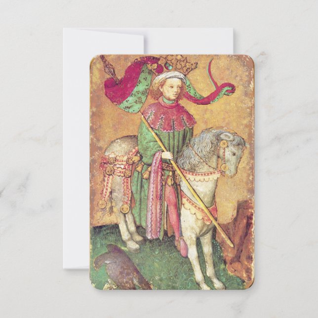 Tarots antiguos/tarjetas de tribunales alemanas/Re (Anverso)