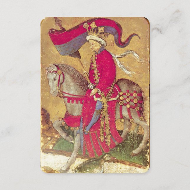 Tarots antiguos/Tarjetas de tribunales alemanas/Re (Anverso)