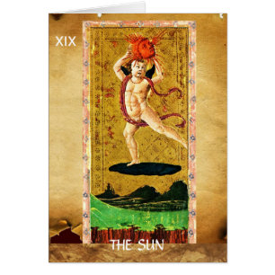 TAROTS DE LA RENACIMIENTO ANTIGUO 19 / EL SOL
