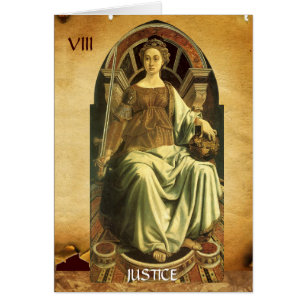 TAROTS DE LA RENACIMIENTO ANTIGUO 8 / JUSTICIA