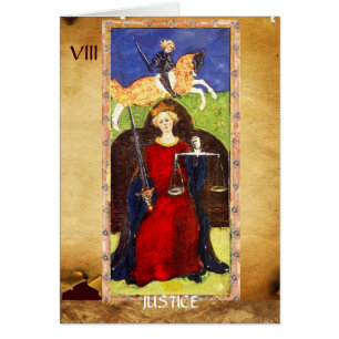 TAROTS DE LA RENACIMIENTO ANTIGUO 8 / JUSTICIA