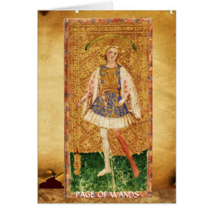 TAROTS DE RENACIMIENTO ANTIGUO / PÁGINA DE VARITAS