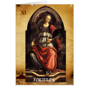 TAROTS RENACIMIENTO ANTIGUO LA FORTALEZA- FUERZA