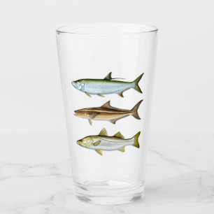 Tarpon, Cobia, Vidrio Snook para beber