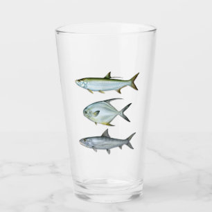Tarpon, Permiso, Vidrio para Beber Pescado